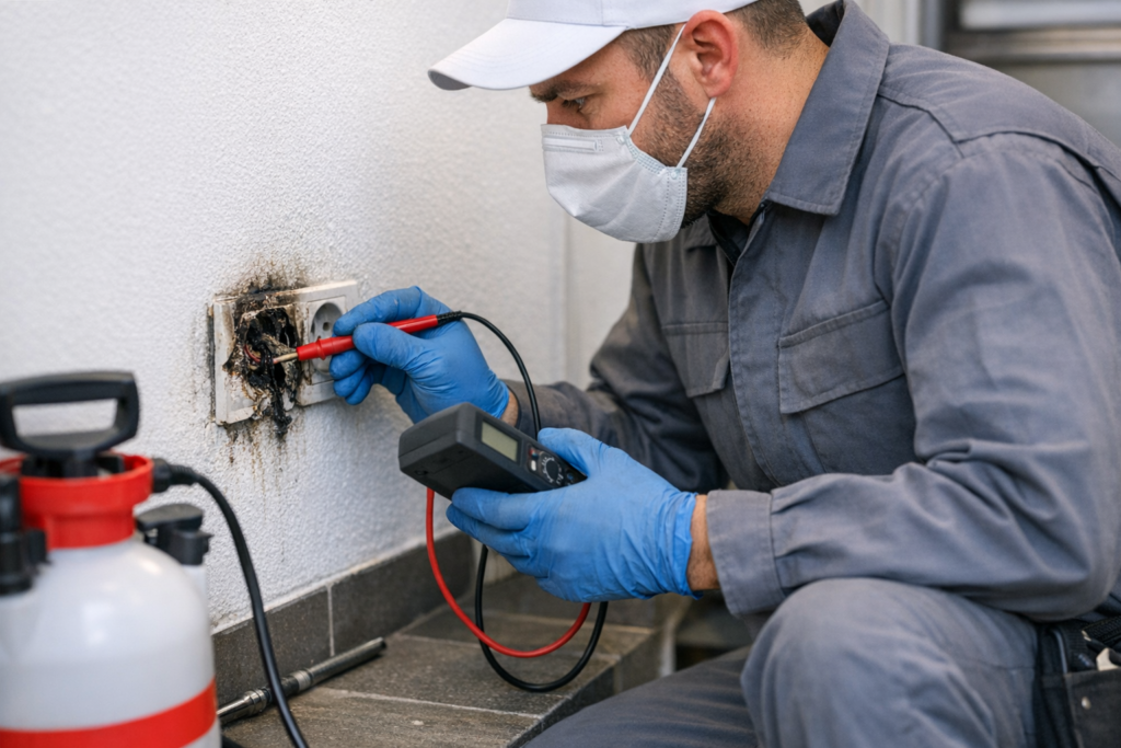 prise électrique défectueuse