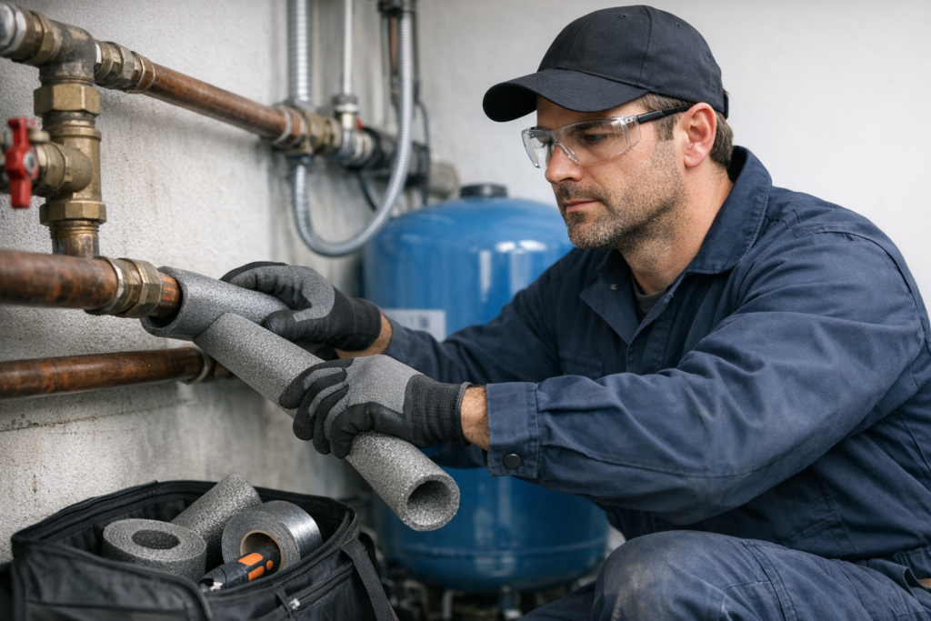 isolation tuyaux d'eau