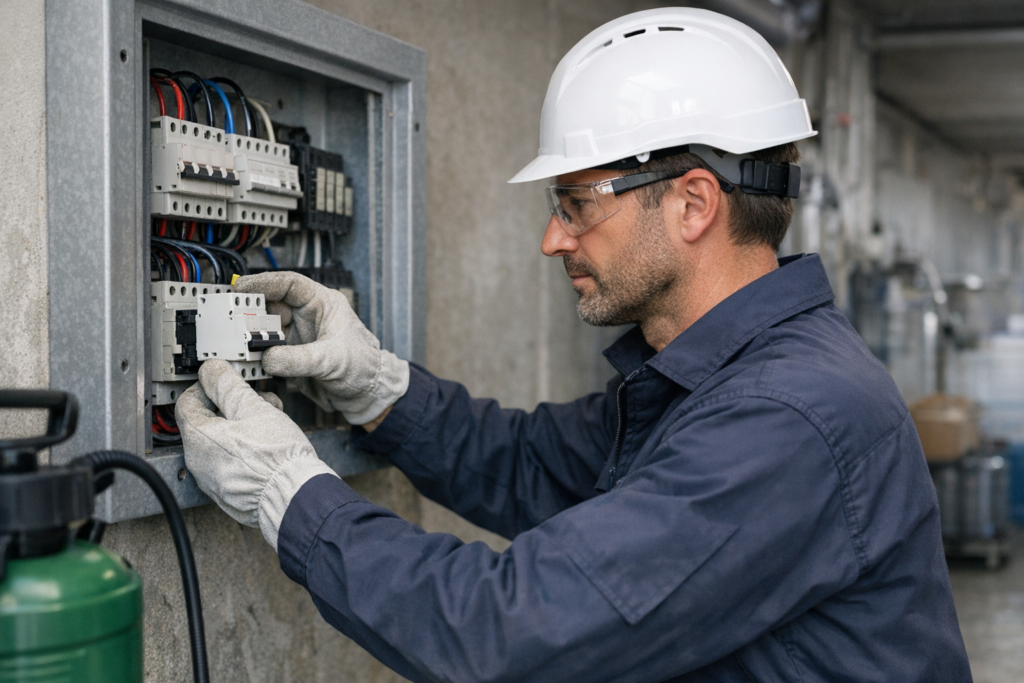 remplacement disjoncteur