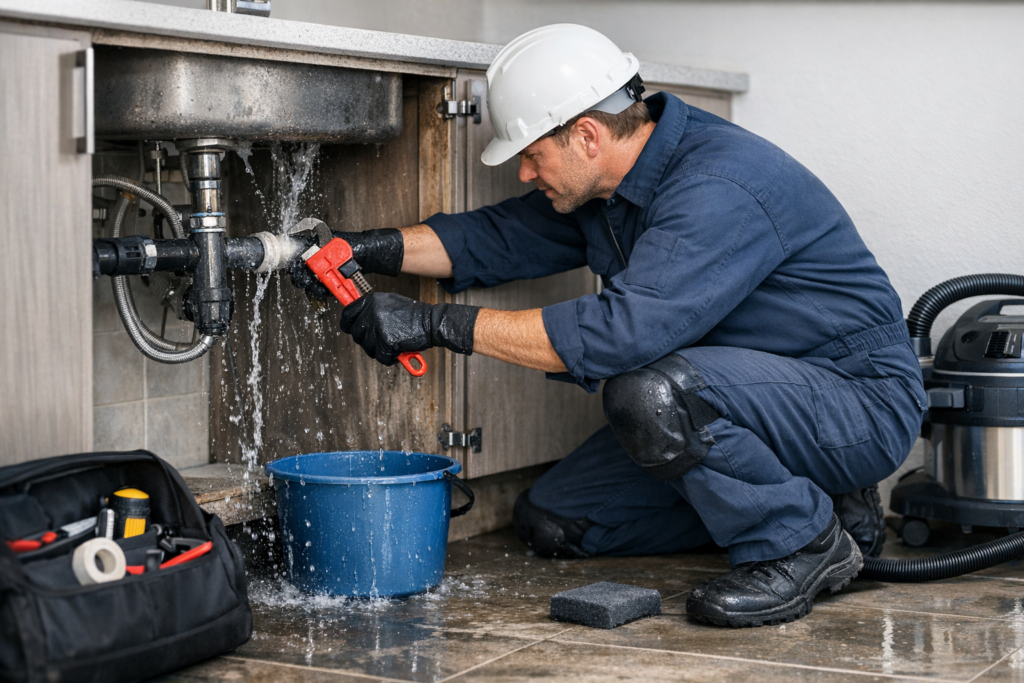 intervention fuite d'eau